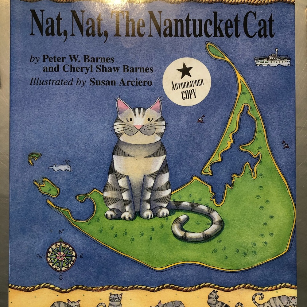 SOLD Two Nantucket cat books